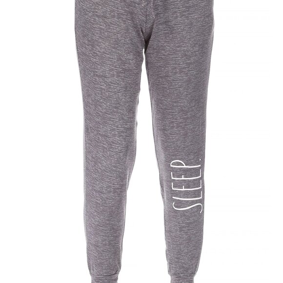 Rae Dunn Elastic Drawstring Jogger Pants On Seam Pockets SLEEP Verbiage LG NWT - Picture 3 of 8